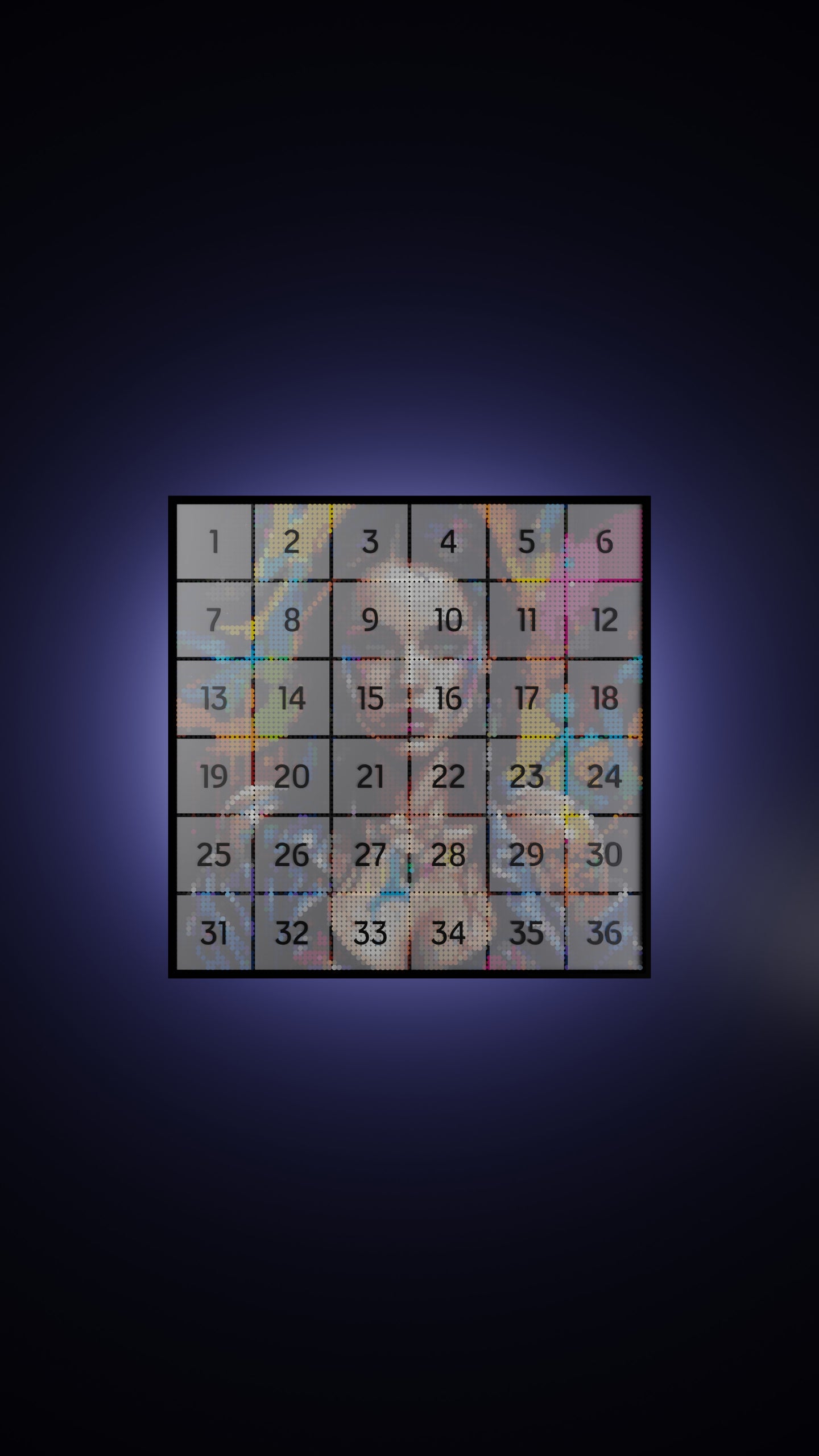 Euphoria in Motion LEGO® Style mosaic pixel art design for display